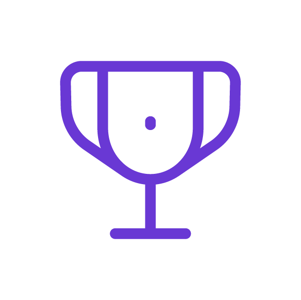 A trophy to represent celebrating every success