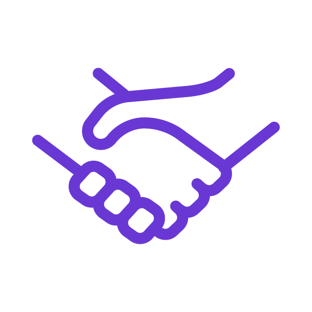 Handshake to represent permanent recruitment